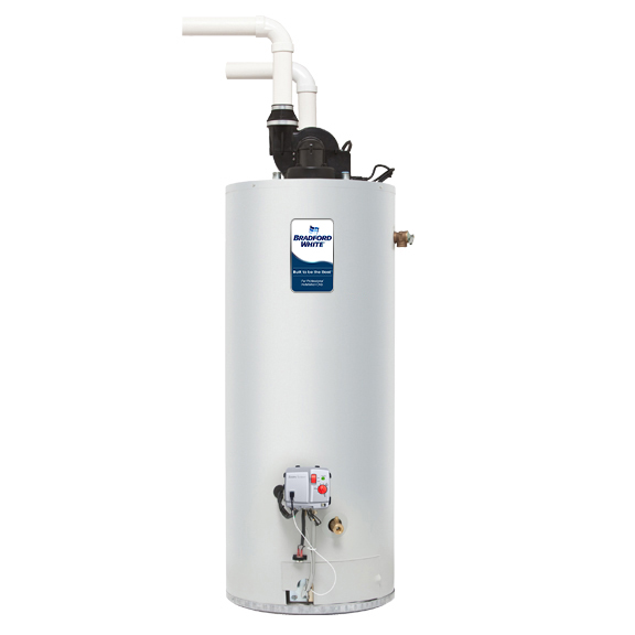 Bradford White 40 Gallon Power Direct Vent Gas Water Heater RG2PDV40S6N-GOOD