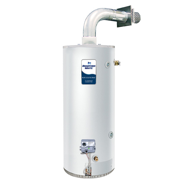 Bradford White 40 Gallon Direct Vent Gas Water Heater RG2DV40S6N-GOOD